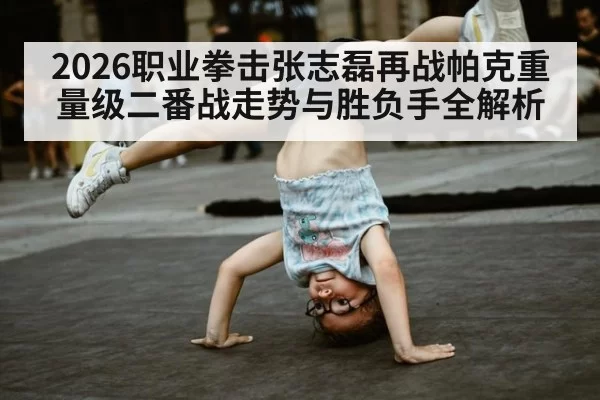 2026职业拳击张志磊再战帕克重量级二番战走势与胜负手全解析